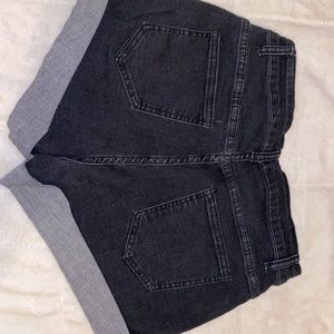 Black Denim Women’s Shorts